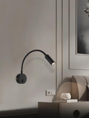 أبليك جداري مودرن ثلاث إضاءات، لون أسود، تصميم عصر...