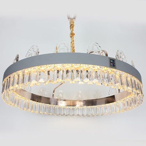 ثريا كرستال استايل اوروبي مع حزام جلدي مقاس 80 سم8...