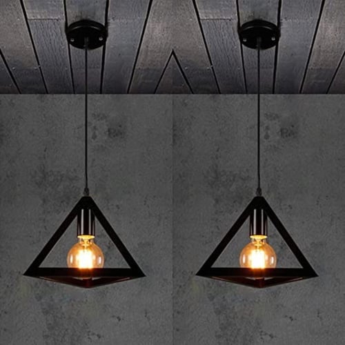 ثريا انارة علاقي مفرد اسود شكل مثلث 1002-1