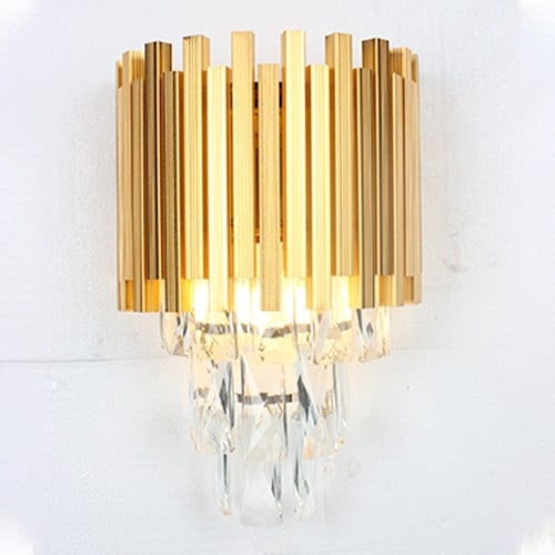 ابليك كرستال جداري استايل اوروبي ذهبي8062