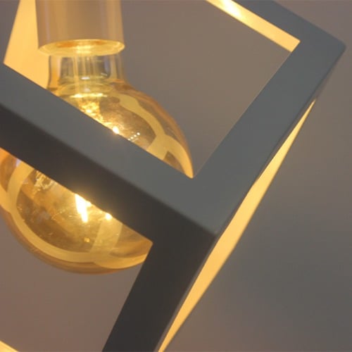 انارة علاقي مطبخ مكعب مفرد ابيض1001-1