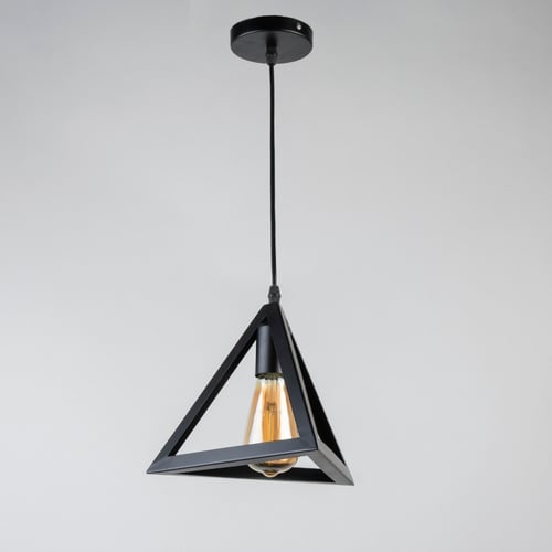 ثريا انارة علاقي مفرد اسود شكل مثلث 1002-1