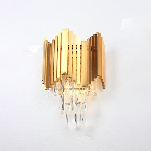 ابليك كرستال جداري استايل اوروبي ذهبي8015-23