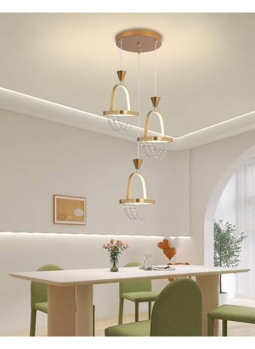 ثريا سقف مودرن إضاءة ليد حديثة مع 3 مستويات إضاءة،...