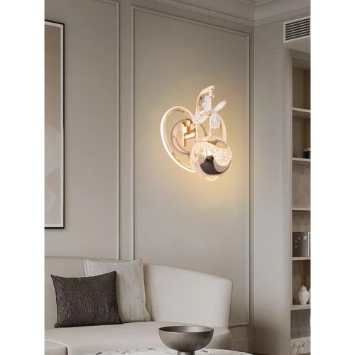 ابليك جداري لد ثلاث اضاءات ذهبي 9923