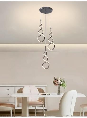 ثريا سقف مودرن إضاءة LED حديثة بثلاثة أضواء مع 3 م...