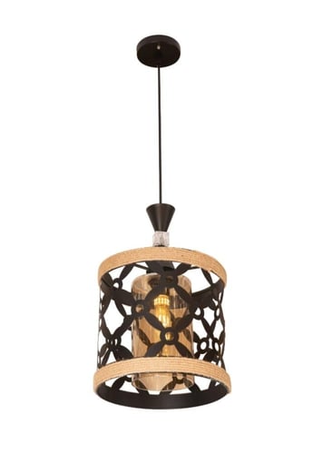 ثريا كلاسيك تراثية إضاءة مصباح معلق ريفي بقاعدة لم...