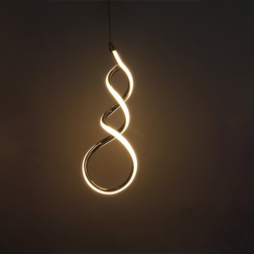 ثريا علاقي مودرن لد حديث حلزوني ذهبي6001-FGD