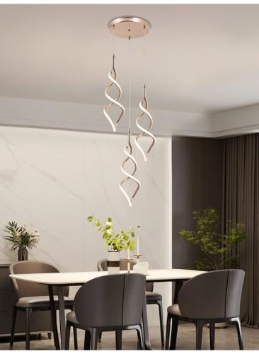 ثريا سقف مودرن إضاءة LED حديثة بثلاثة أضواء مع 3 م...