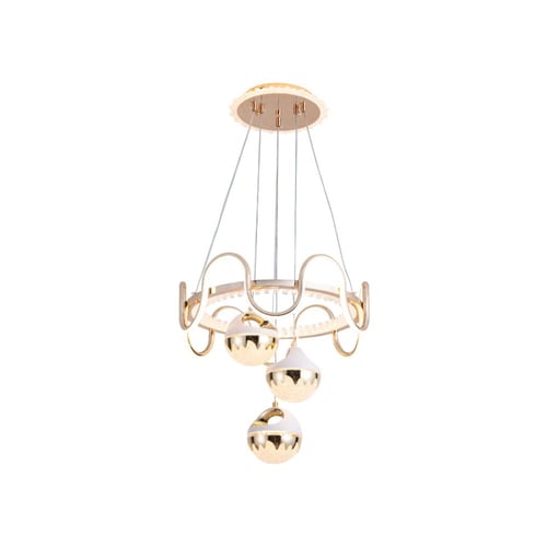 معلقة لد ثلاث اضاءات ذهبي 9955