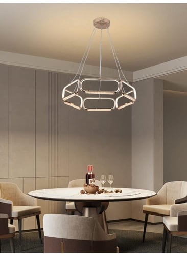 ثريا علاقي مودرن بإضاءة LED – بثلاثة ألوان إضاءة (...