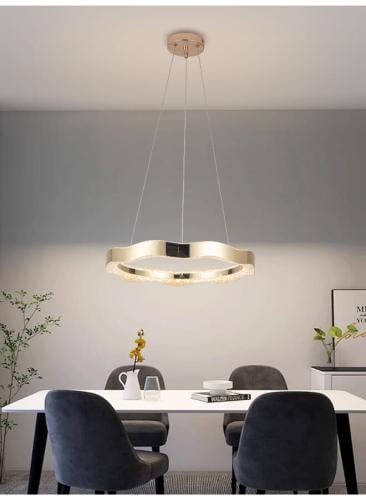 ثريا علاقي مودرن حديثة LED أكريليك 6698 - 3 مستويا...