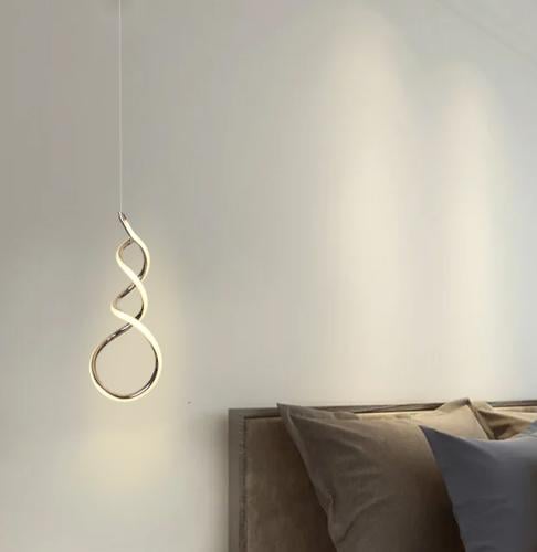 ثريا علاقي مودرن لد حديث حلزوني ذهبي6001-FGD