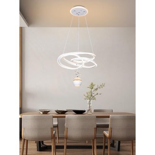 معلقة لد ثلاث اضاءات ابيض 9808