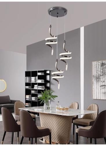 ثريا علاقي مودرن إضاءة LED بثلاث مستويات إضاءة – ط...