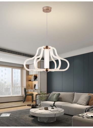 ثريا علاقي مودرن سقف معلق إضاءة LED – بثلاثة ألوان...