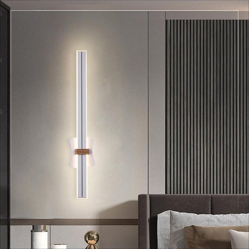 أبليك جدراي ليد لون أـبيض إنارة جداري فاخر مع 3 مس...