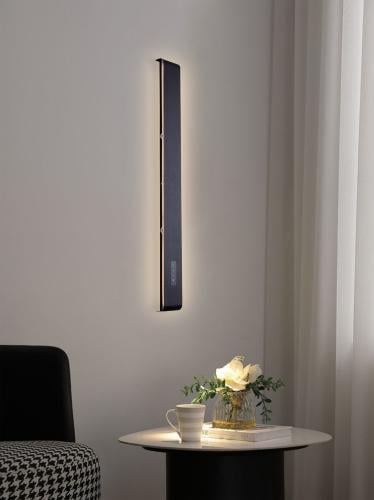 أبليك جداري مودرن ثلاث إضاءات، لون أسود، تصميم عصر...