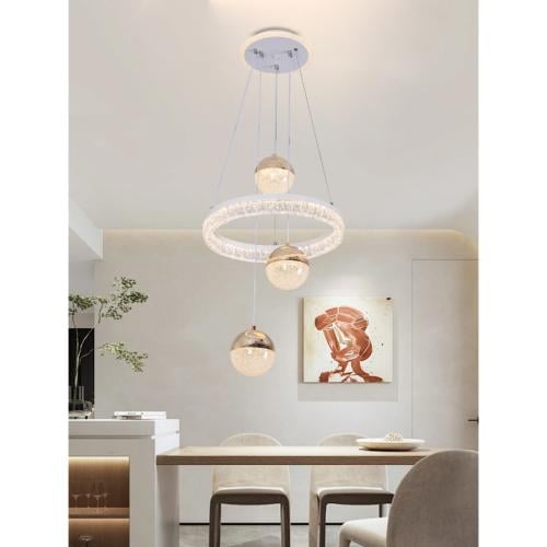 معلقة لد ثلاث اضاءات ابيض 9806