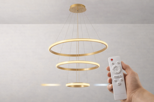 ثريا مودرن سقف إضاءة LED - إضاءة ثلاثية الألوان (أ...