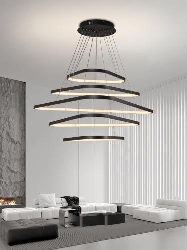 ثريا سقف علاقي مودرن 6597-2 معلقة LED فاخرة بثلاثة...