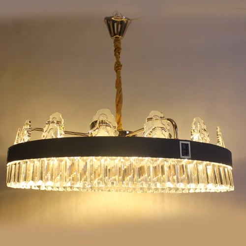 ثريا كرستال استايل اوروبي مع حزام جلدي مقاس 80 سم8...