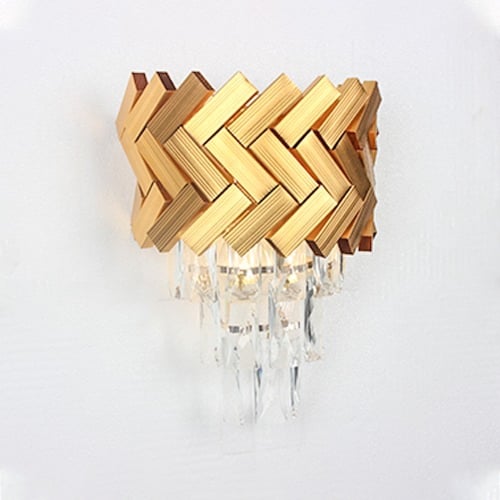 ابليك كرستال جداري استايل اوروبي ذهبي8060-30