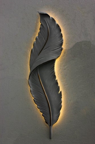 أبليك جداري ليد مودرن من Best Power، لون أبيض، شكل...