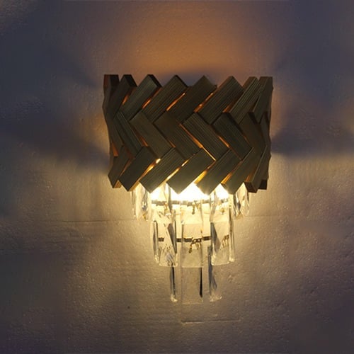 ابليك كرستال جداري استايل اوروبي ذهبي8060-30