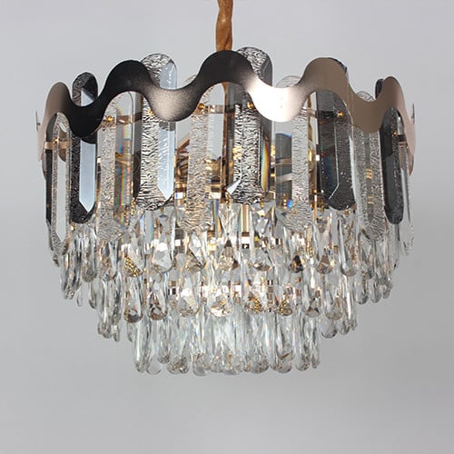 ثريا كرستال ذهبي مقاس 80 سم8053-80