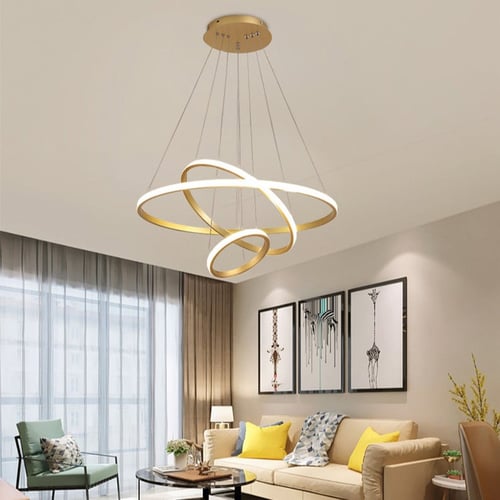 ثريا مودرن سقف إضاءة LED - إضاءة ثلاثية الألوان (أ...