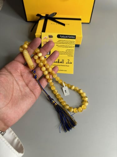 سبحه كهرمان حر سوبر صافي طبيعية