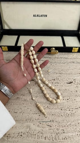 سبحة عاج حوت العنبر