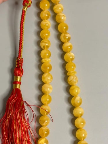 سبحه كهرمان حر سوبر صافي طبيعية