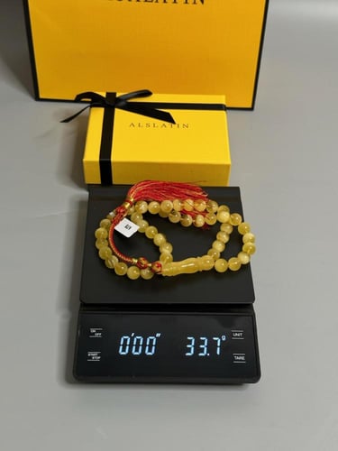 سبحه كهرمان حر سوبر صافي طبيعية