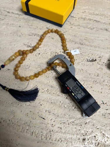 سبحه كهرمان حر شوائب طبيعية