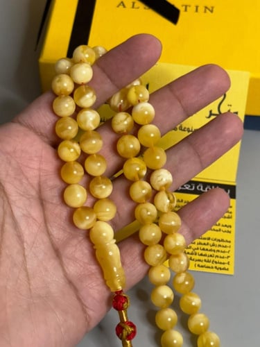 سبحه كهرمان حر سوبر صافي طبيعية