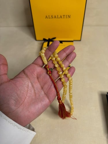 سبحه كهرمان حر سوبر صافي طبيعية