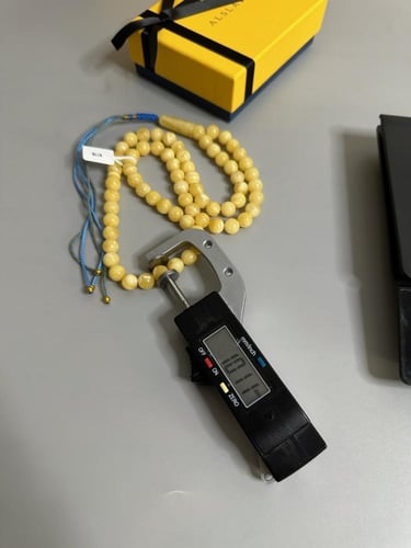 سبحه كهرمان حر سوبر صافي طبيعية