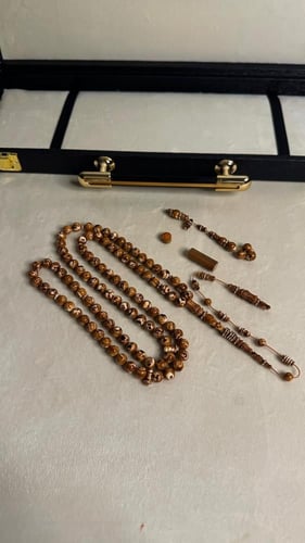 سبحة دارسيني تعريق عيون صب قديم من عصي