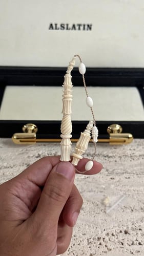 سبحة عاج حوت العنبر