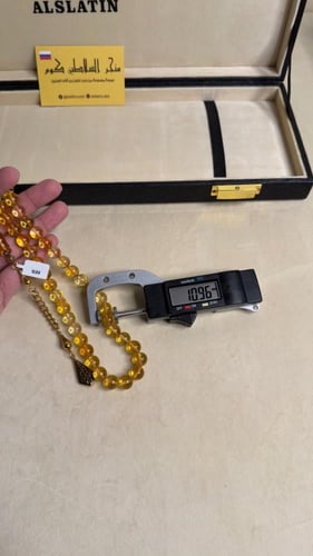 سبحه كهرمان حر حشرات طبيعية