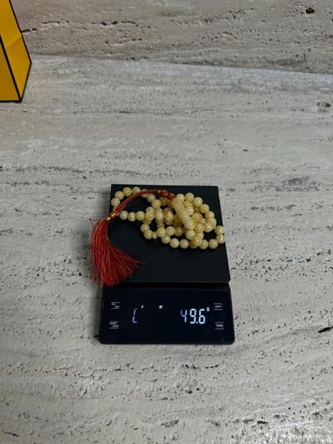 سبحه كهرمان حر سوبر صافي طبيعية