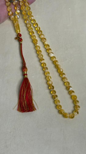 سبحه كهرمان حر سوبر صافي طبيعية