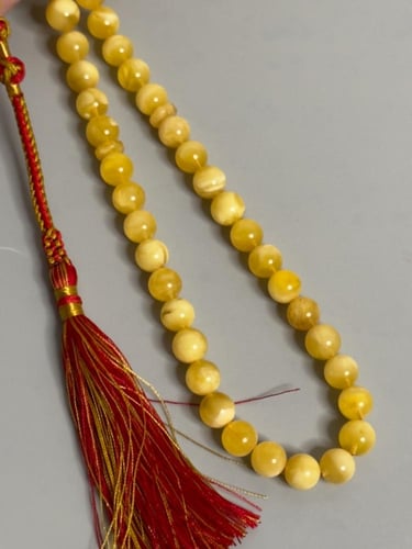 سبحه كهرمان حر سوبر صافي طبيعية