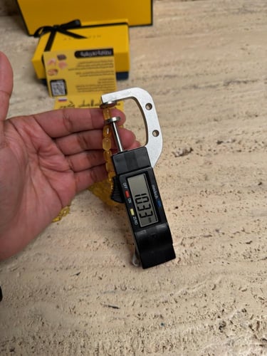 سبحه كهرمان حر سوبر صافي طبيعية قصة صندوقي