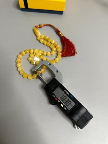 سبحه كهرمان حر سوبر صافي طبيعية