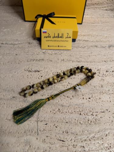 سبحه كهرمان حر شوائب طبيعية