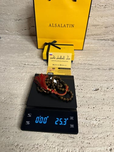 سبحه كهرمان حر شوائب طبيعية