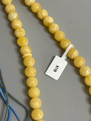 سبحه كهرمان حر سوبر صافي طبيعية